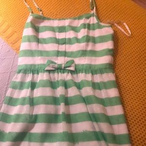 Lilly Pulitzer green and white sundress